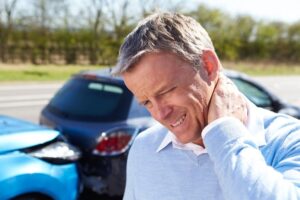 Driver Suffering From Whiplash
