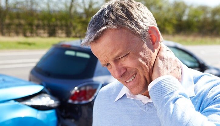 Driver Suffering From Whiplash