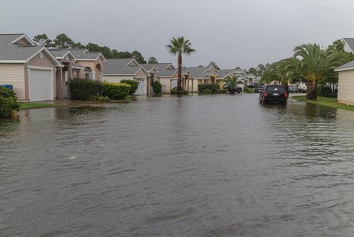 Hurricane flooding