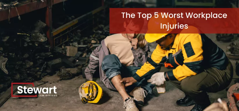 construction worker on ground unconscious with coworker trying to help