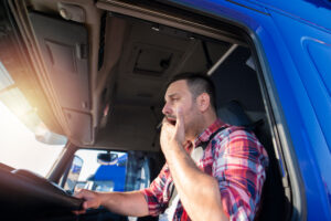 Fatigued truck driver in Columbia, SC