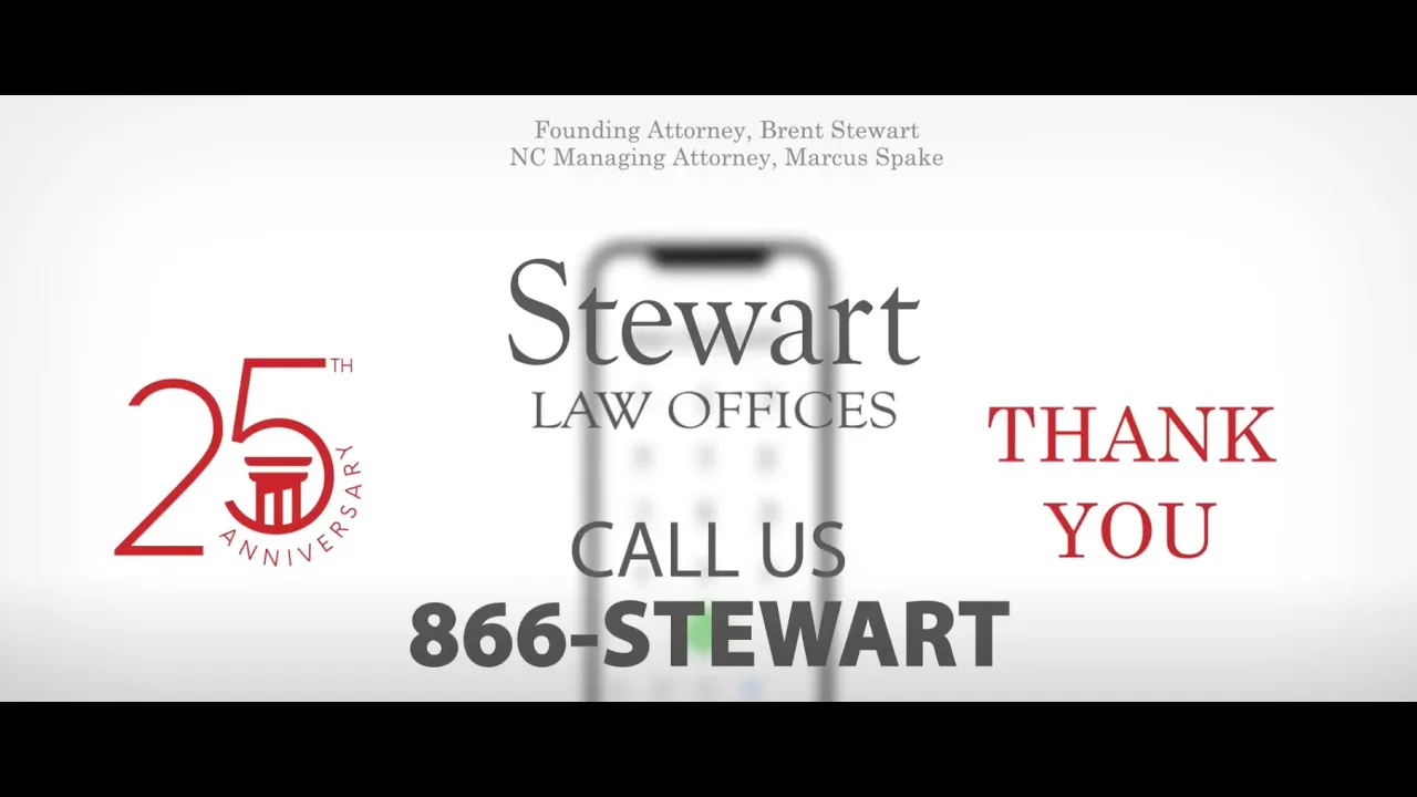 25 Year Anniversary – North Carolina, South Carolina – Stewart Law Offices