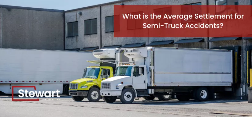 What is the average settlement for semi truck accidents