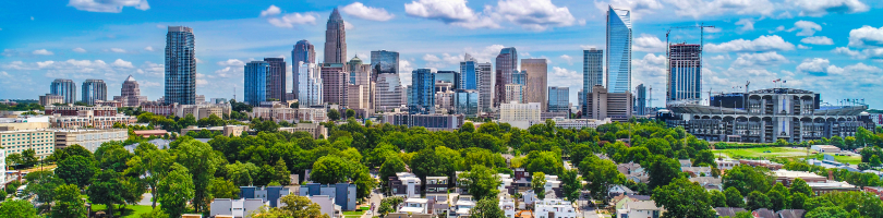 skyline view of charlotte