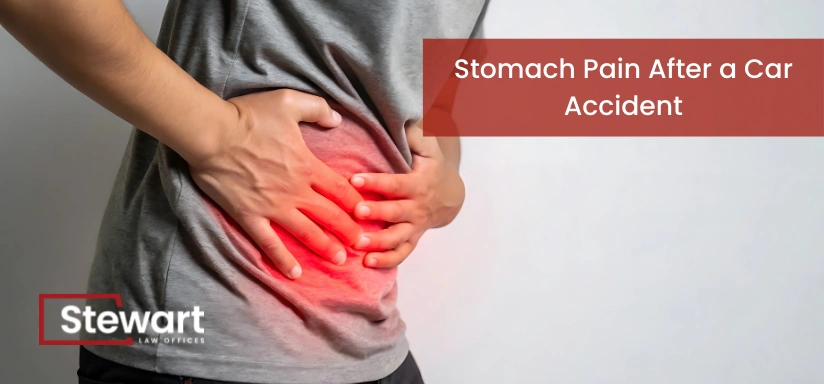 Stomach Pain After a Car Accident