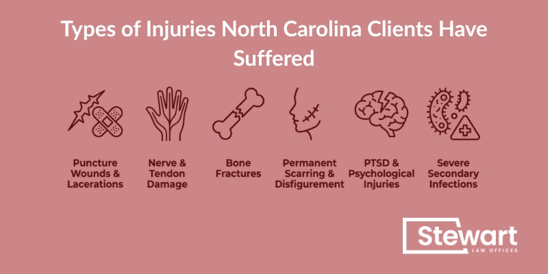 Types of Injuries Our North Carolina Clients Have Suffered